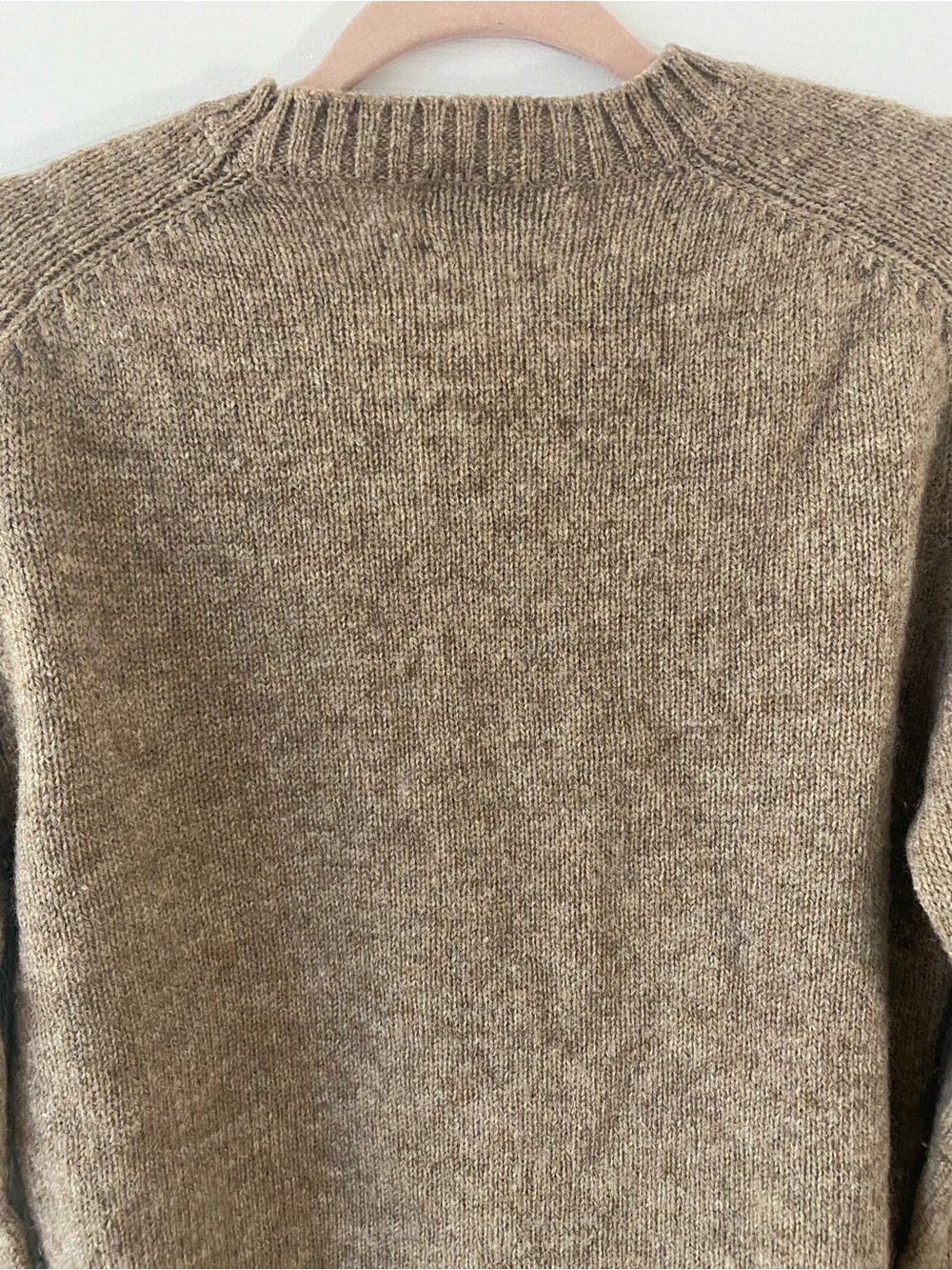 Marshall Field&Co. 100% Wool Crewneck Sweater - Brown - Picture 6 of 8